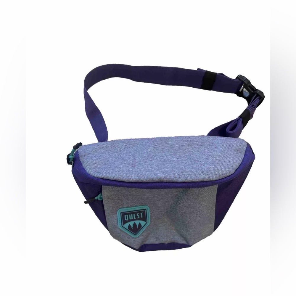 Quest Fanny Pack Outdoor Durable Waist Bag Adjustable Purple Hiking